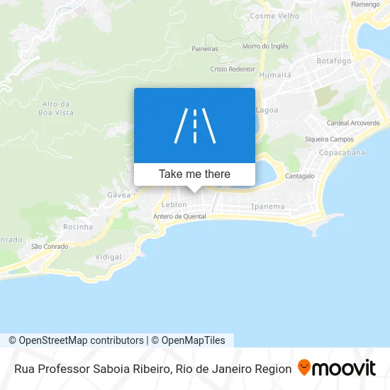 Rua Professor Saboia Ribeiro map