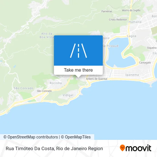 Rua Timóteo Da Costa map