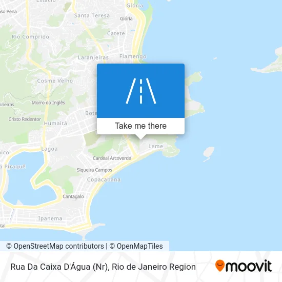 Rua Da Caixa D'Água (Nr) map