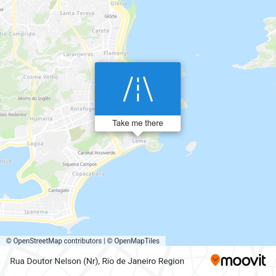 Rua Doutor Nelson (Nr) map