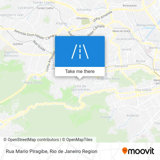 Rua Mario Piragibe map
