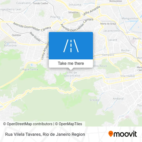 Rua Vilela Tavares map