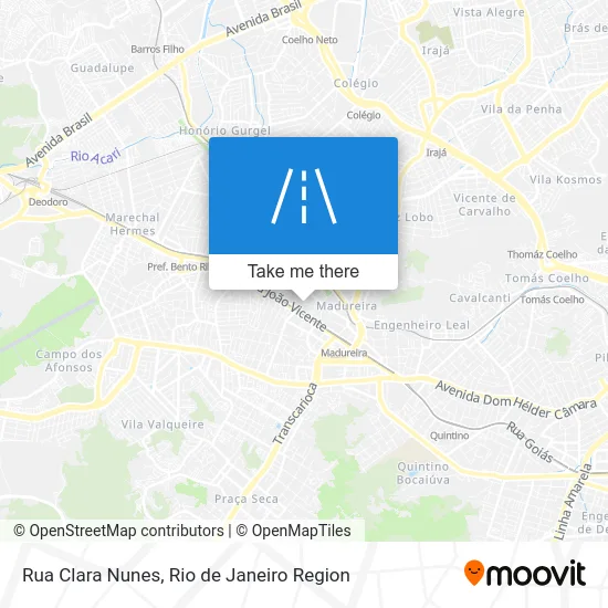 Rua Clara Nunes map