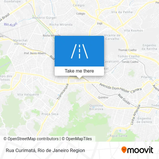 Rua Curimatá map