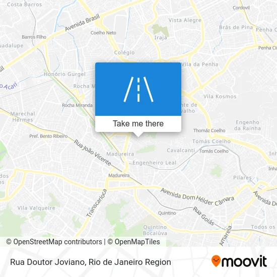 Rua Doutor Joviano map