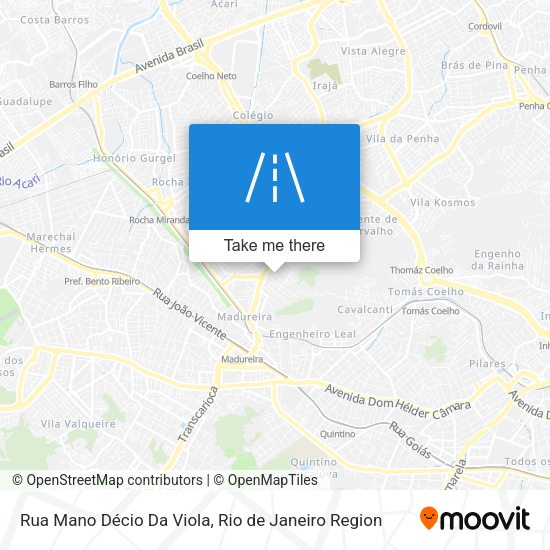 Rua Mano Décio Da Viola map