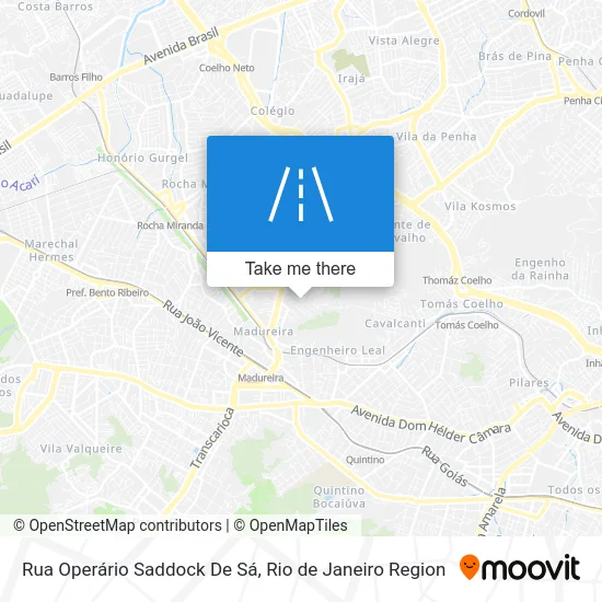 Rua Operário Saddock De Sá map