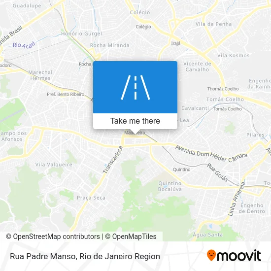 Rua Padre Manso map
