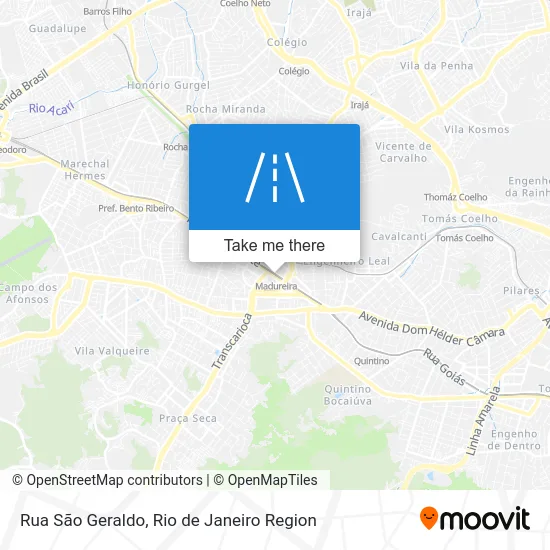 Rua São Geraldo map