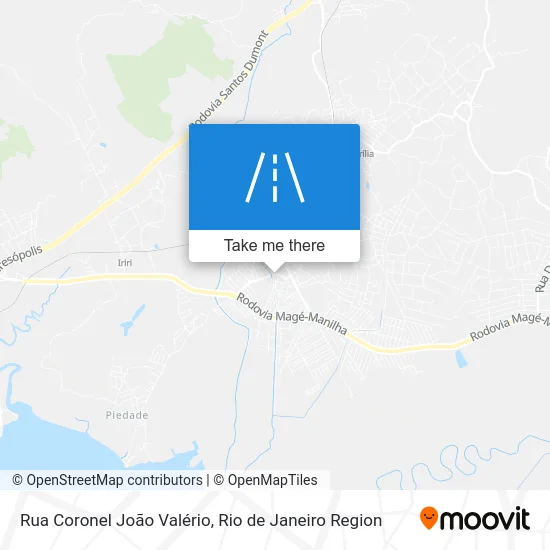 Rua Coronel João Valério map