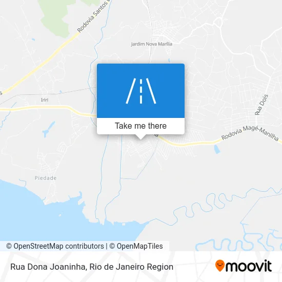Rua Dona Joaninha map