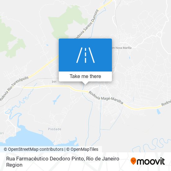 Mapa Rua Farmacêutico Deodoro Pinto