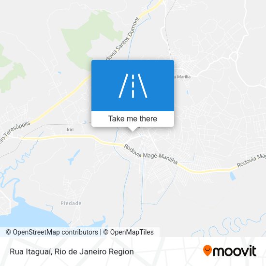 Rua Itaguaí map