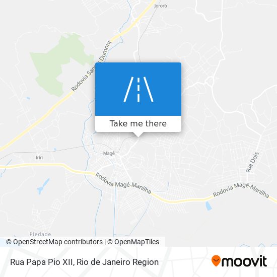 Rua Papa Pio XII map