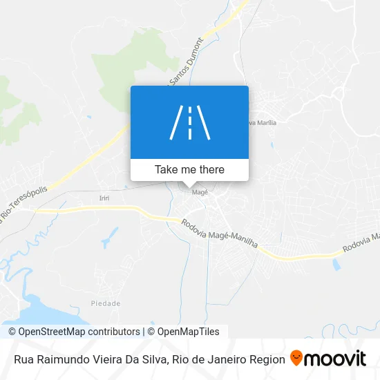 Rua Raimundo Vieira Da Silva map