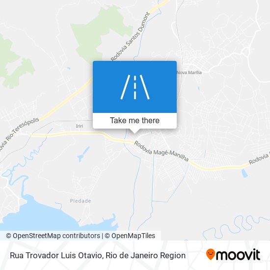Mapa Rua Trovador Luis Otavio