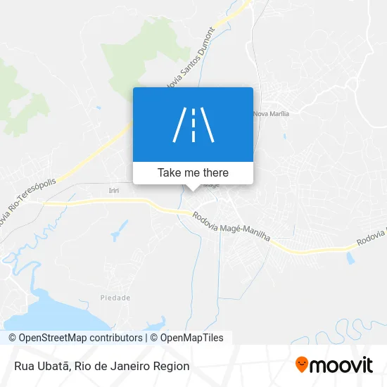 Rua Ubatã map