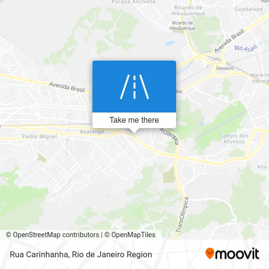 Rua Carinhanha map