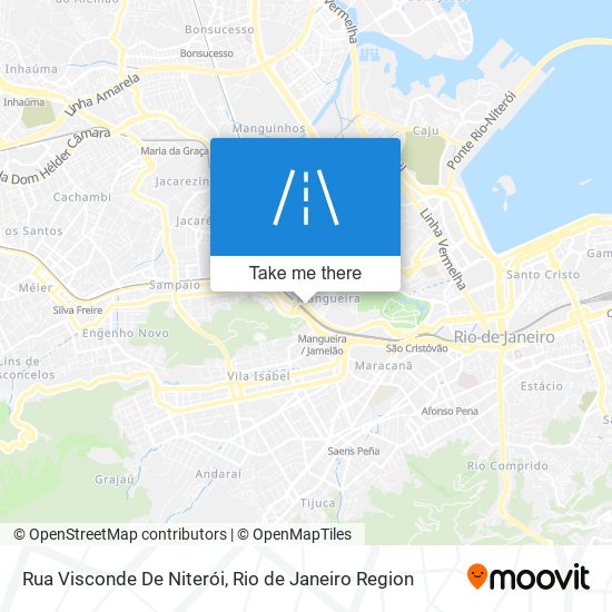 Mapa Rua Visconde De Niterói