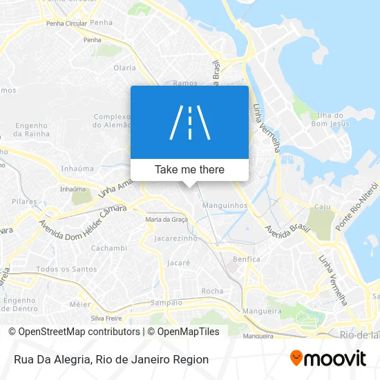 Rua Da Alegria map