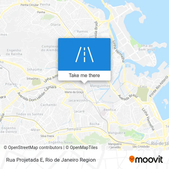 Rua Projetada E map