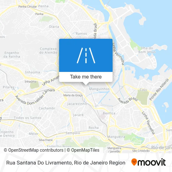 Rua Santana Do Livramento map
