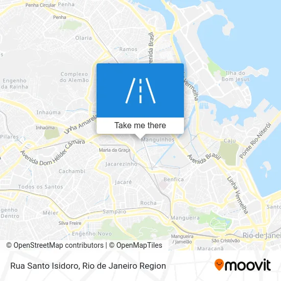 Rua Santo Isidoro map