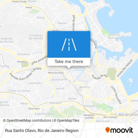 Rua Santo Olavo map