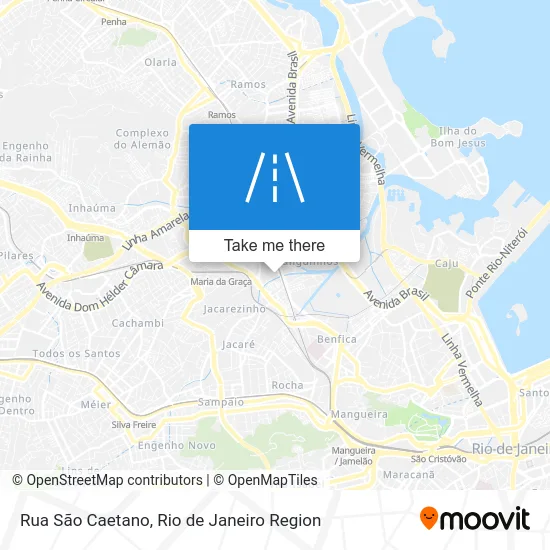 Rua São Caetano map