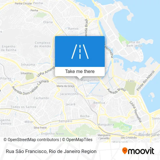 Rua São Francisco map