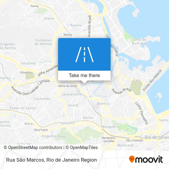 Rua São Marcos map