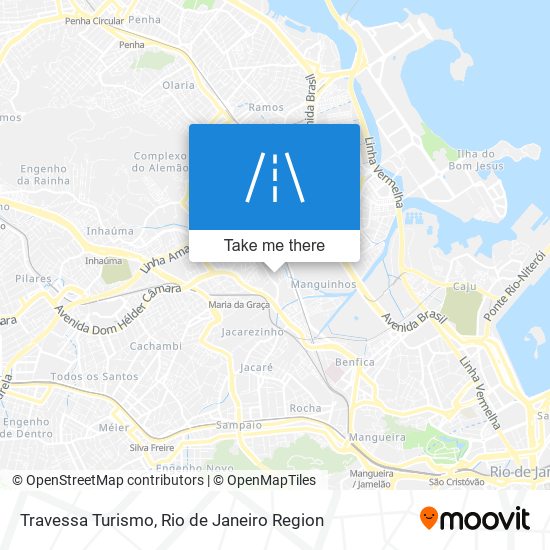 Mapa Travessa Turismo