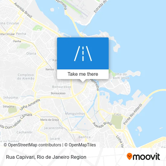 Rua Capivari map