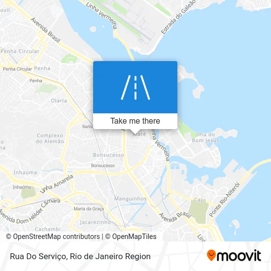 Rua Do Serviço map