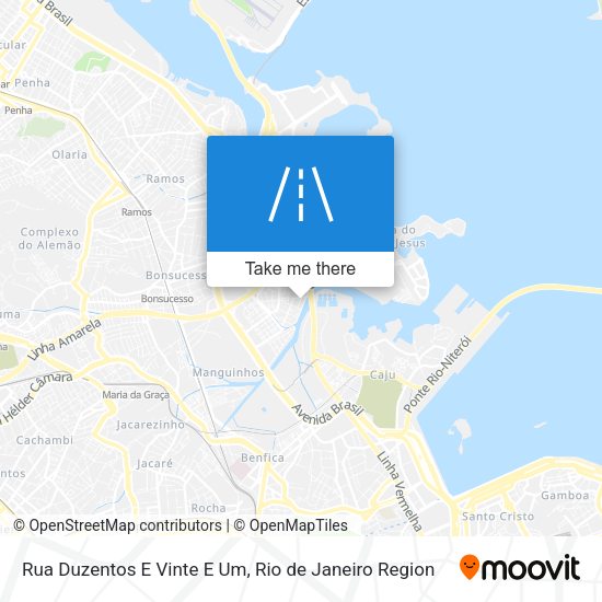 Rua Duzentos E Vinte E Um map