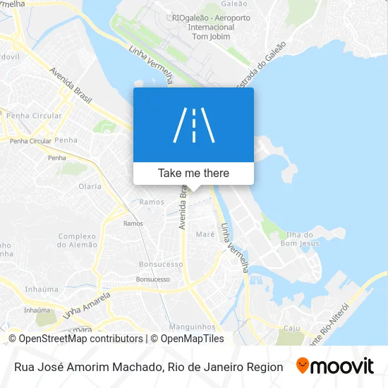 Rua José Amorim Machado map
