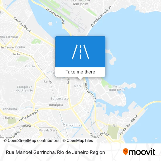 Rua Manoel Garrincha map