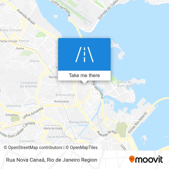Rua Nova Canaã map