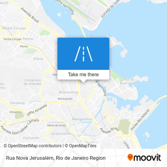 Rua Nova Jerusalém map