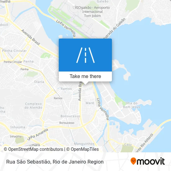 Rua São Sebastião map