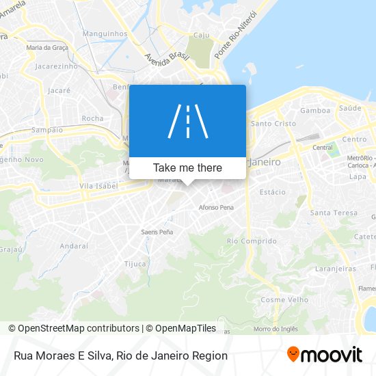 Mapa Rua Moraes E Silva