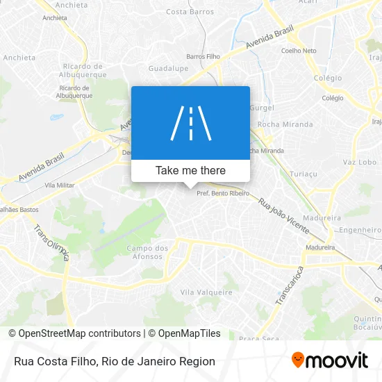 Rua Costa Filho map