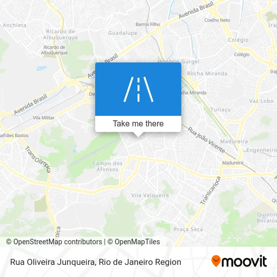 Rua Oliveira Junqueira map