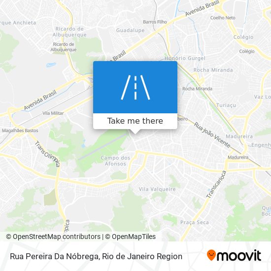 Mapa Rua Pereira Da Nóbrega