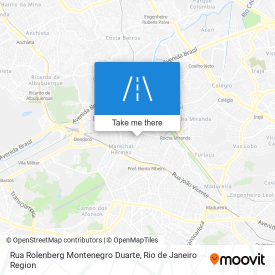 Rua Rolenberg Montenegro Duarte map