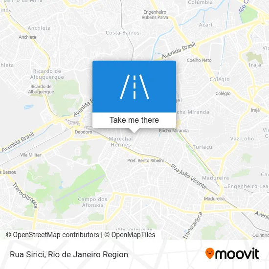Rua Sirici map