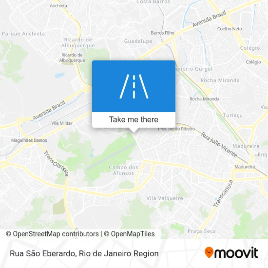 Rua São Eberardo map