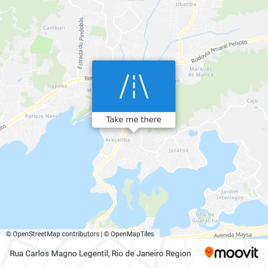 Mapa Rua Carlos Magno Legentil