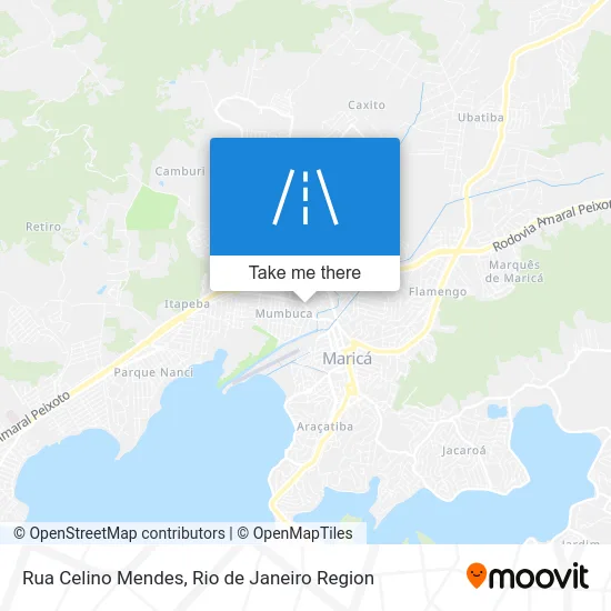 Rua Celino Mendes map
