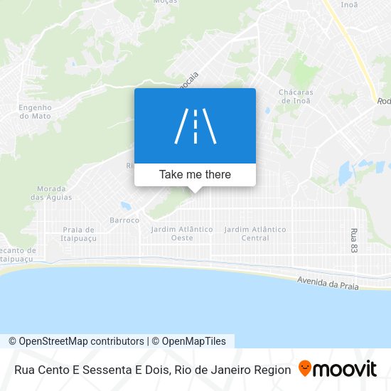 Rua Cento E Sessenta E Dois map